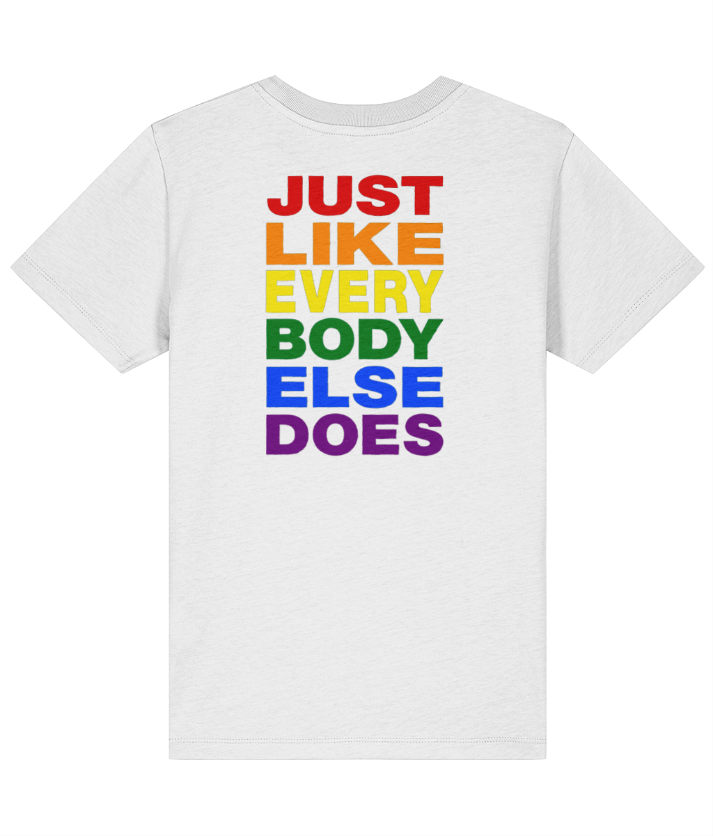 I Am Human And I Need To Be Loved Just Like Everybody Else Does - Back Print - Kids