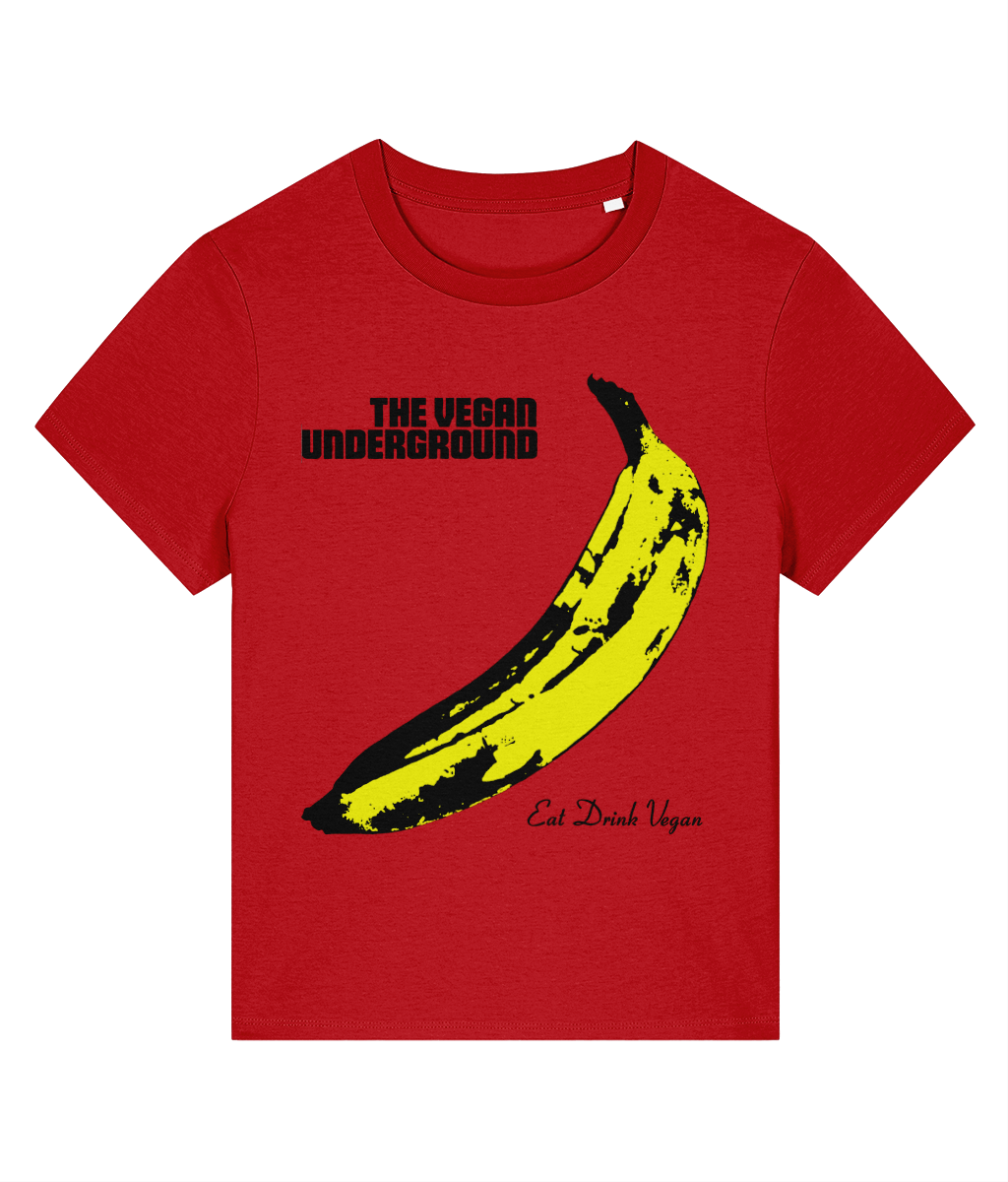 The Vegan Underground - Yellow Banana - Women's T Shirt