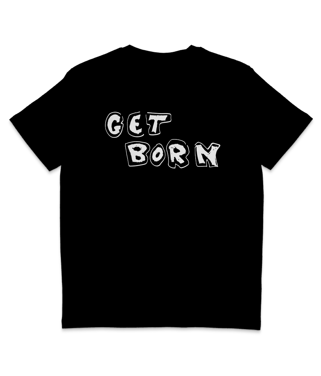 Bob Dylan - GET BORN - White Text