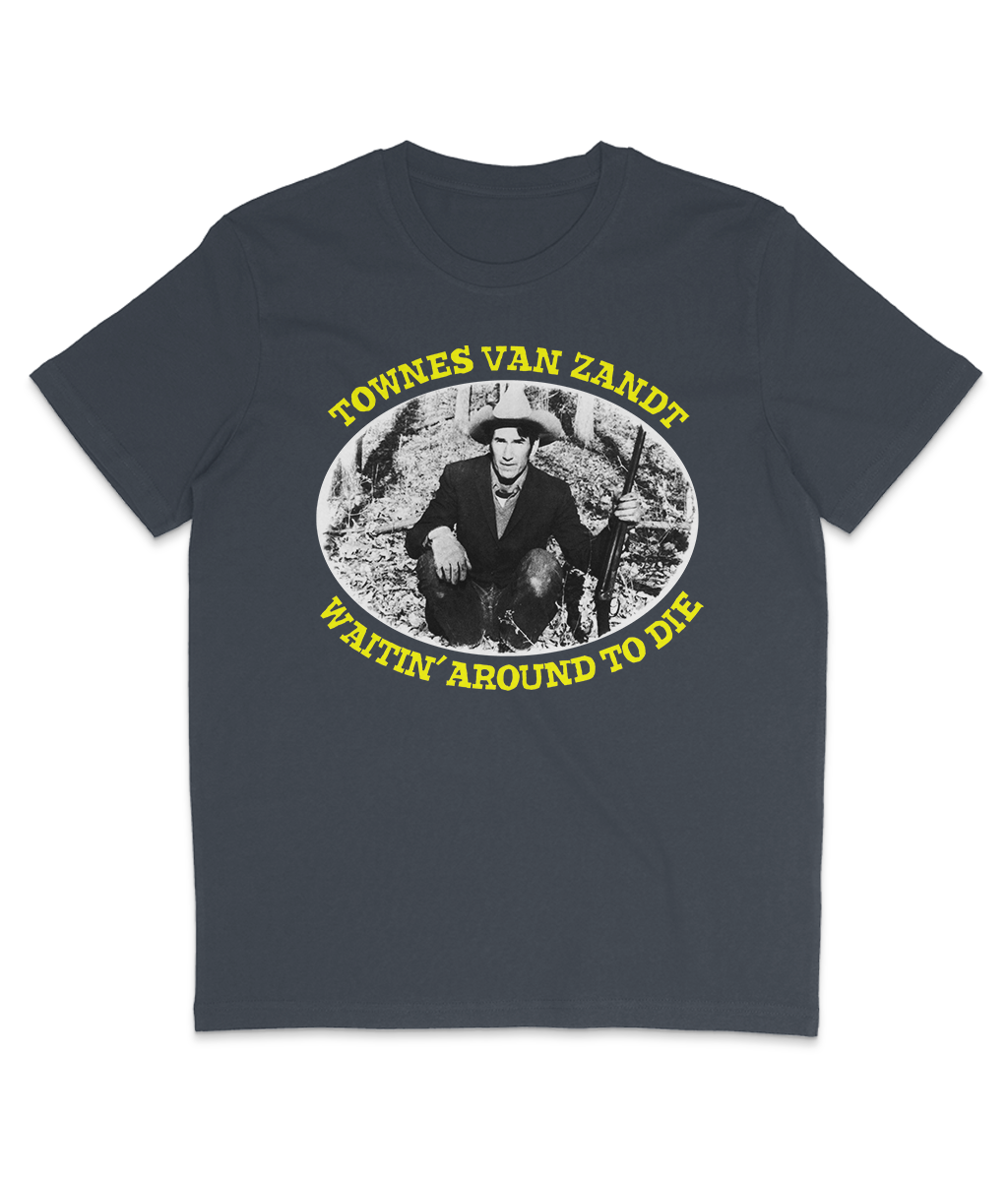 Townes Van Zandt - Waitin’ Around To Die - Yellow Text