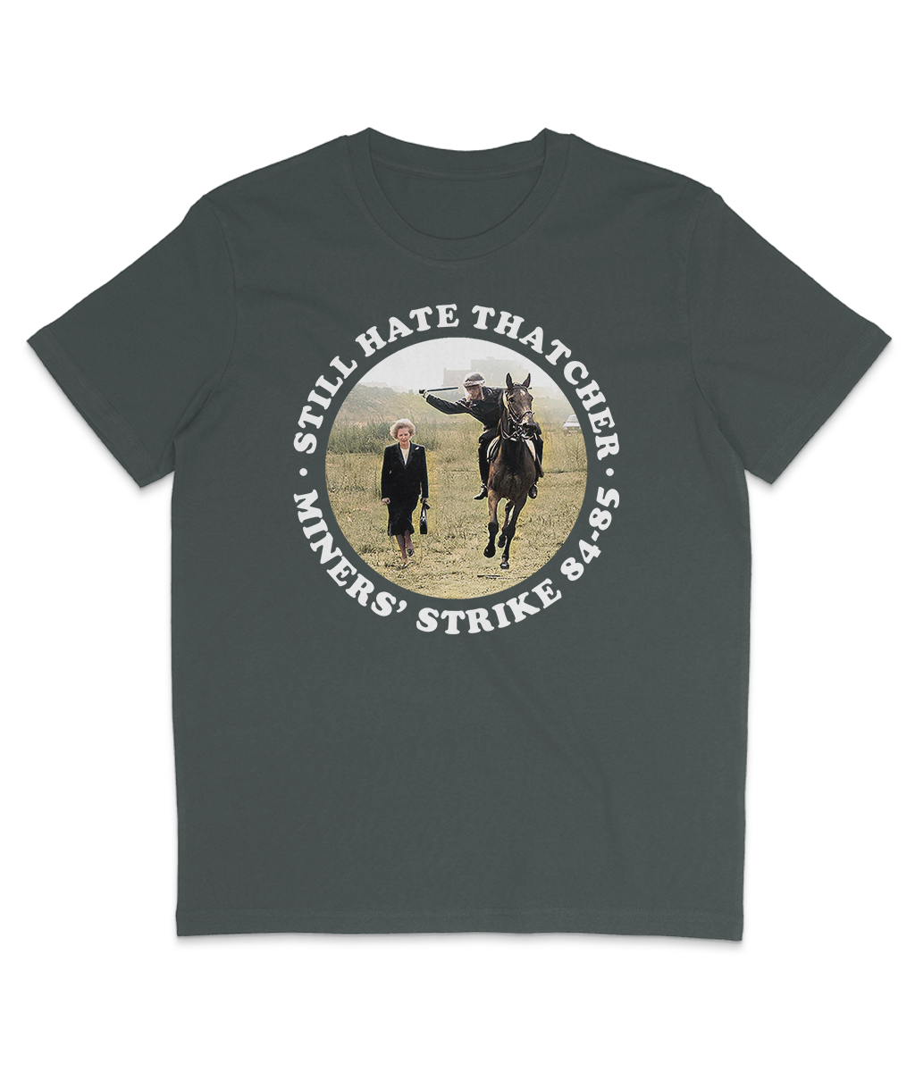 Still Hate Thatcher - Roundel - White Text