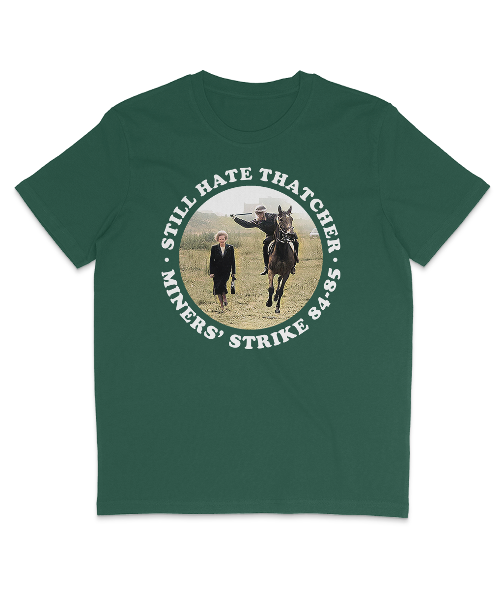 Still Hate Thatcher - Roundel - White Text