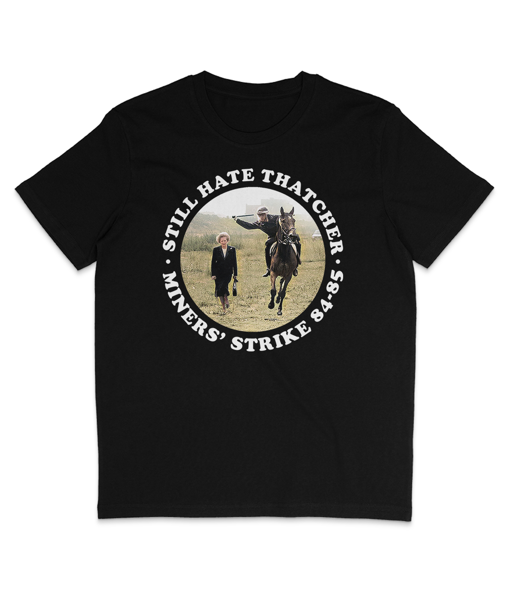 Still Hate Thatcher - Roundel - White Text