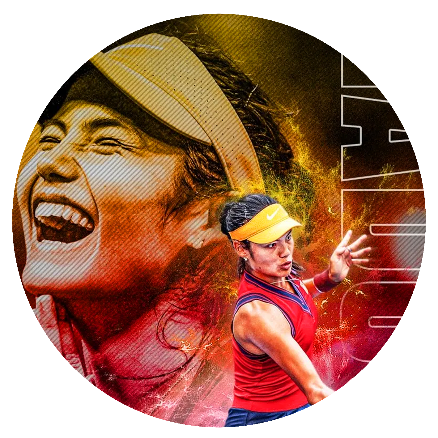 Emma Raducanu - Photo Montage