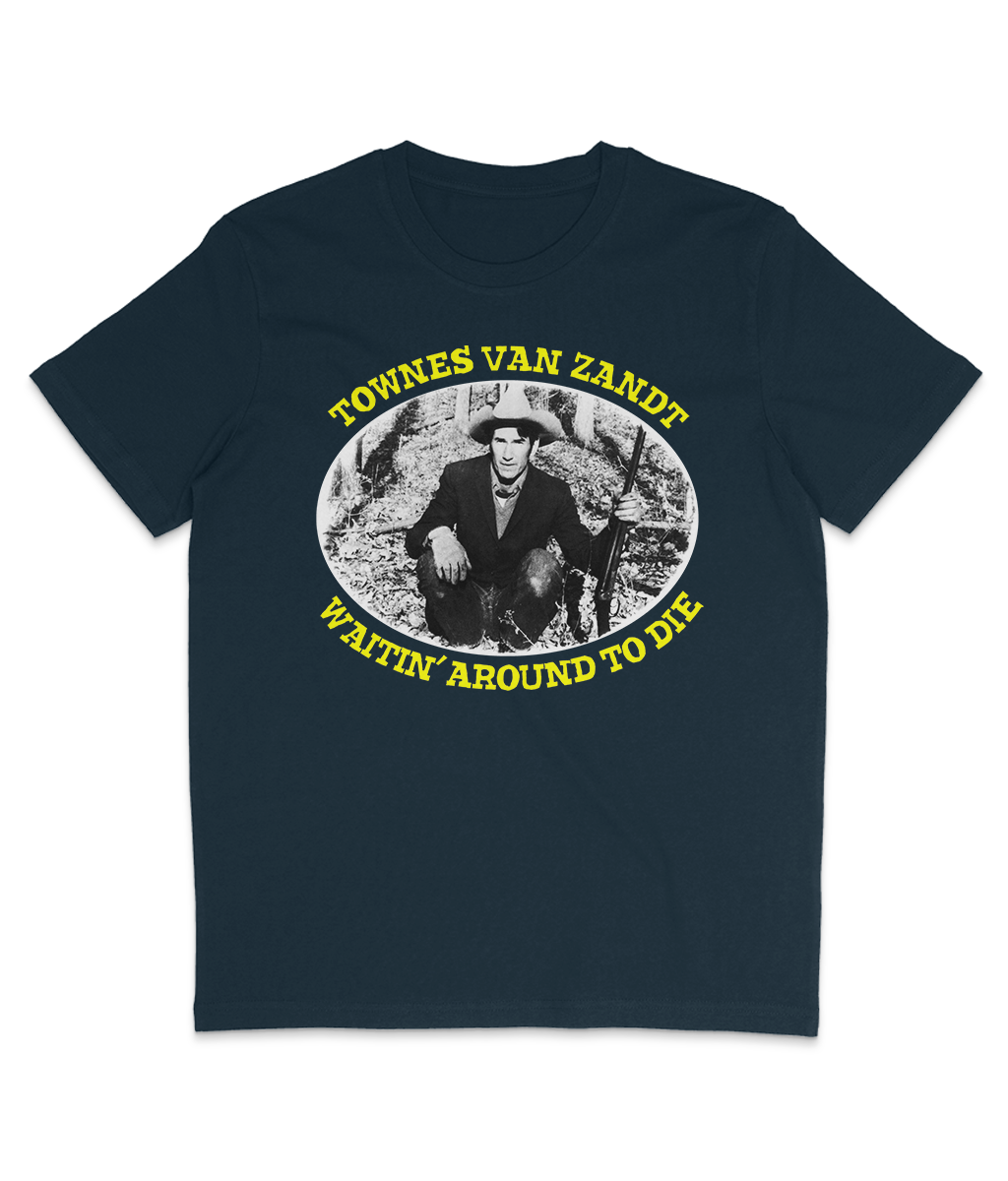 Townes Van Zandt - Waitin’ Around To Die - Yellow Text