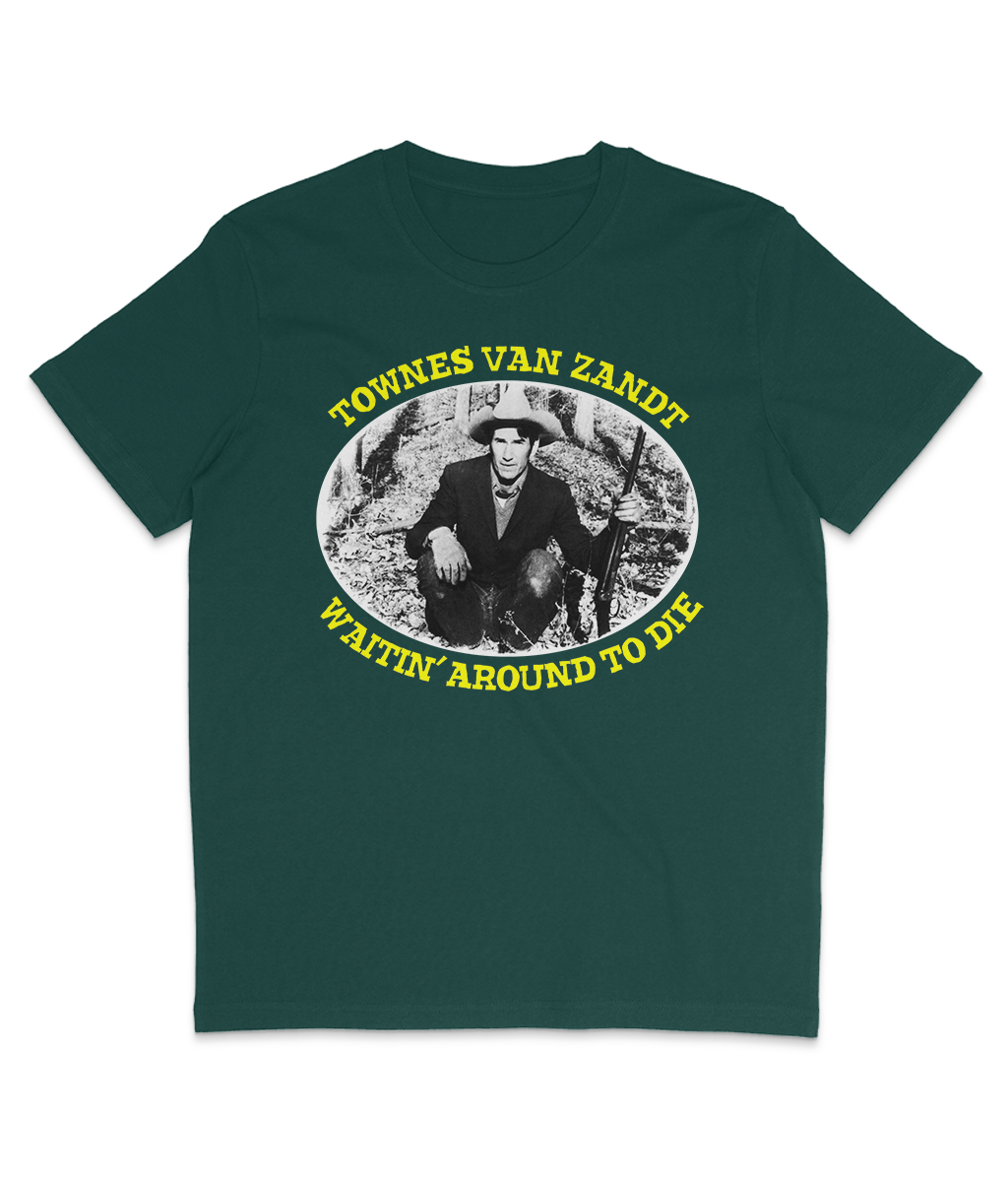 Townes Van Zandt - Waitin’ Around To Die - Yellow Text