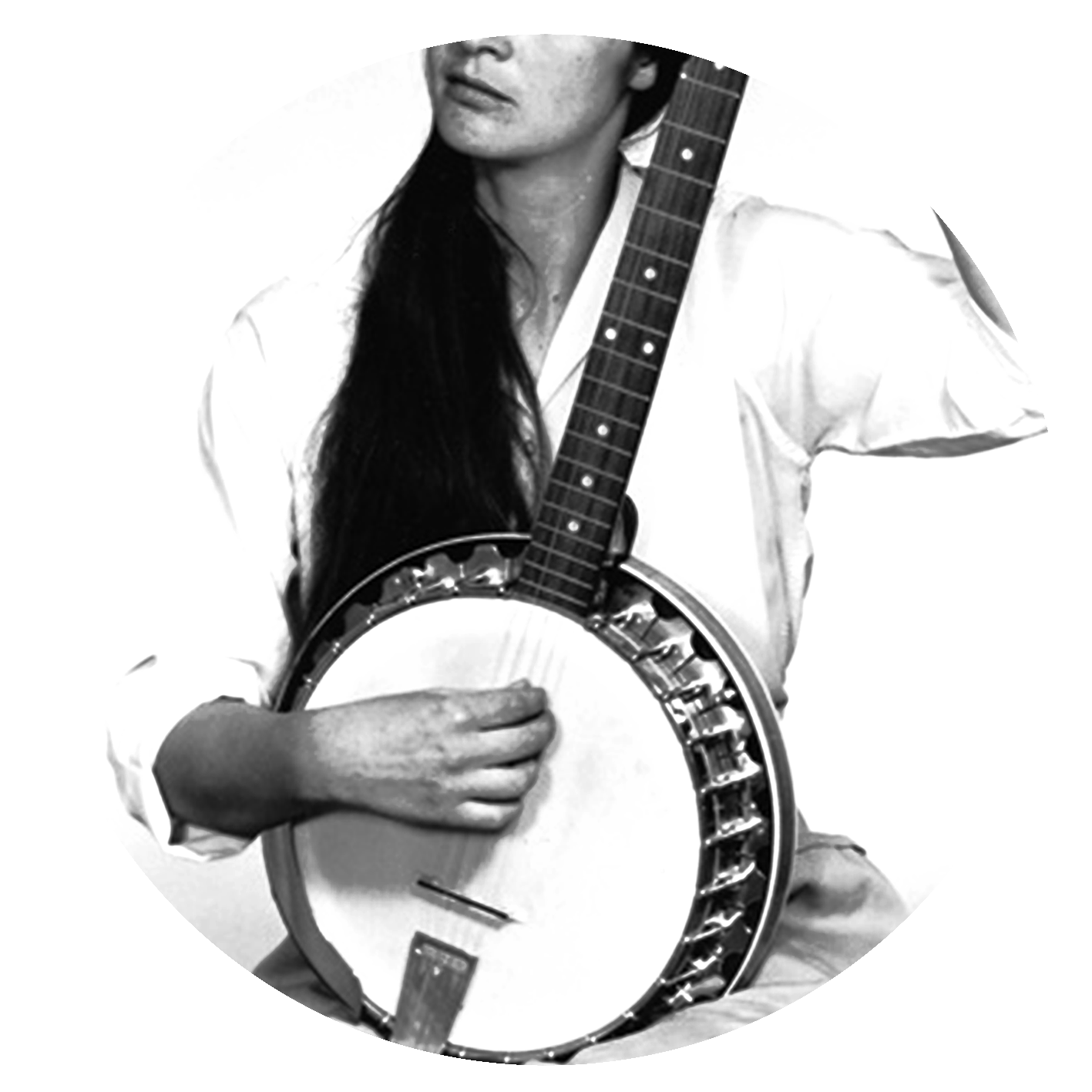 Karen Dalton - Banjo Portrait - Photograph