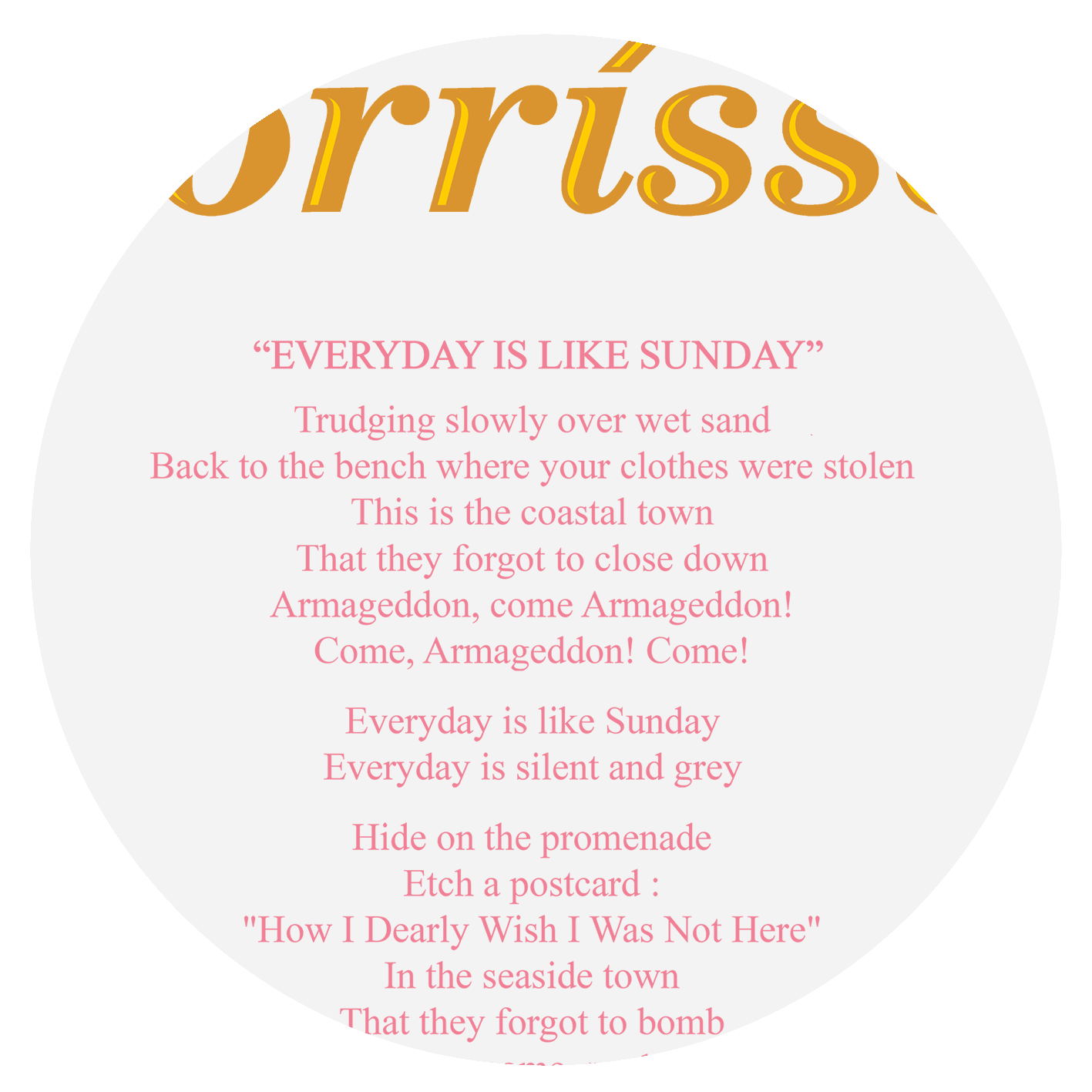 Everyday Is Like Sunday - 1988 - Lucette Henderson - Silent & Grey