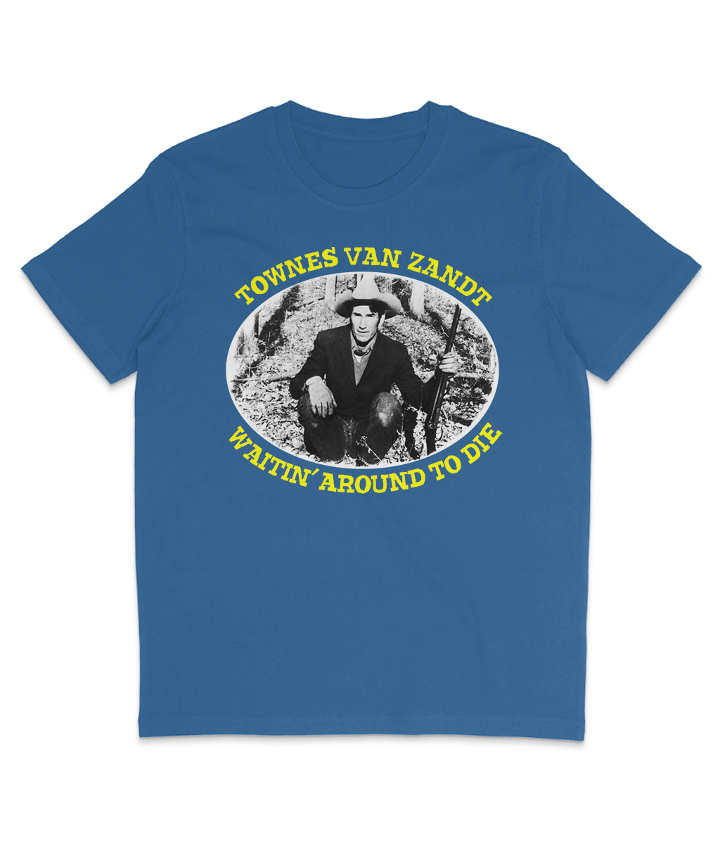 Townes Van Zandt - Waitin’ Around To Die - Yellow Text