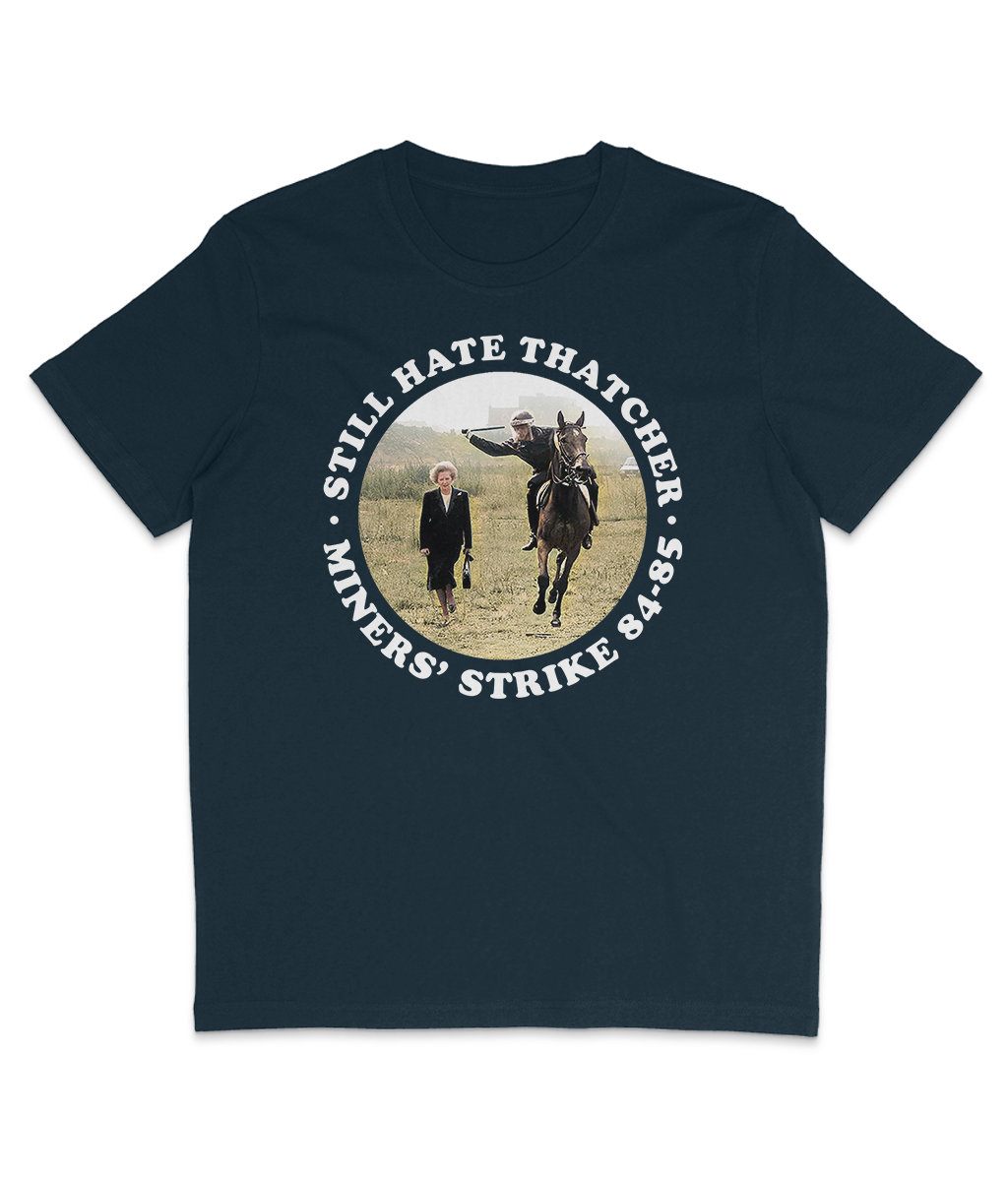 Still Hate Thatcher - Roundel - White Text