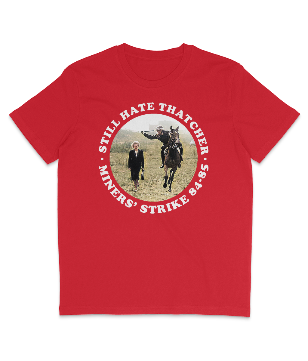 Still Hate Thatcher - Roundel - White Text