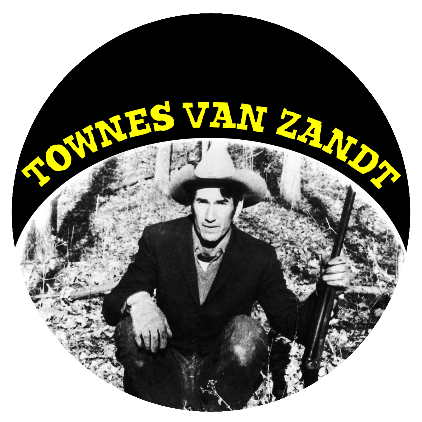 Townes Van Zandt - Waitin’ Around To Die - Yellow Text