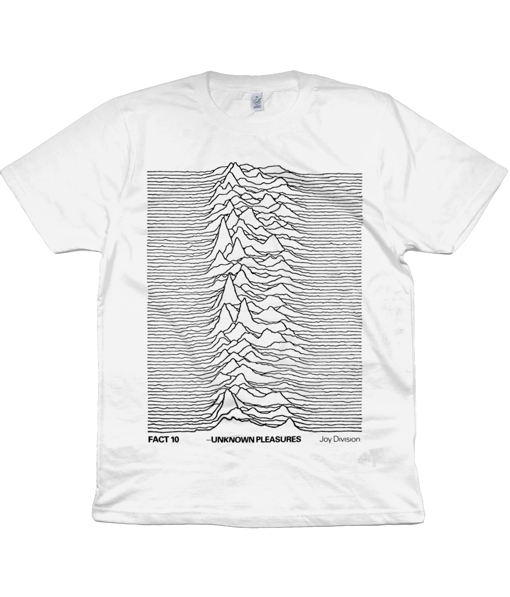 Joy Division - UNKNOWN PLEASURES - 1979 - UK Promo Poster Design - Inverse - FAC 10