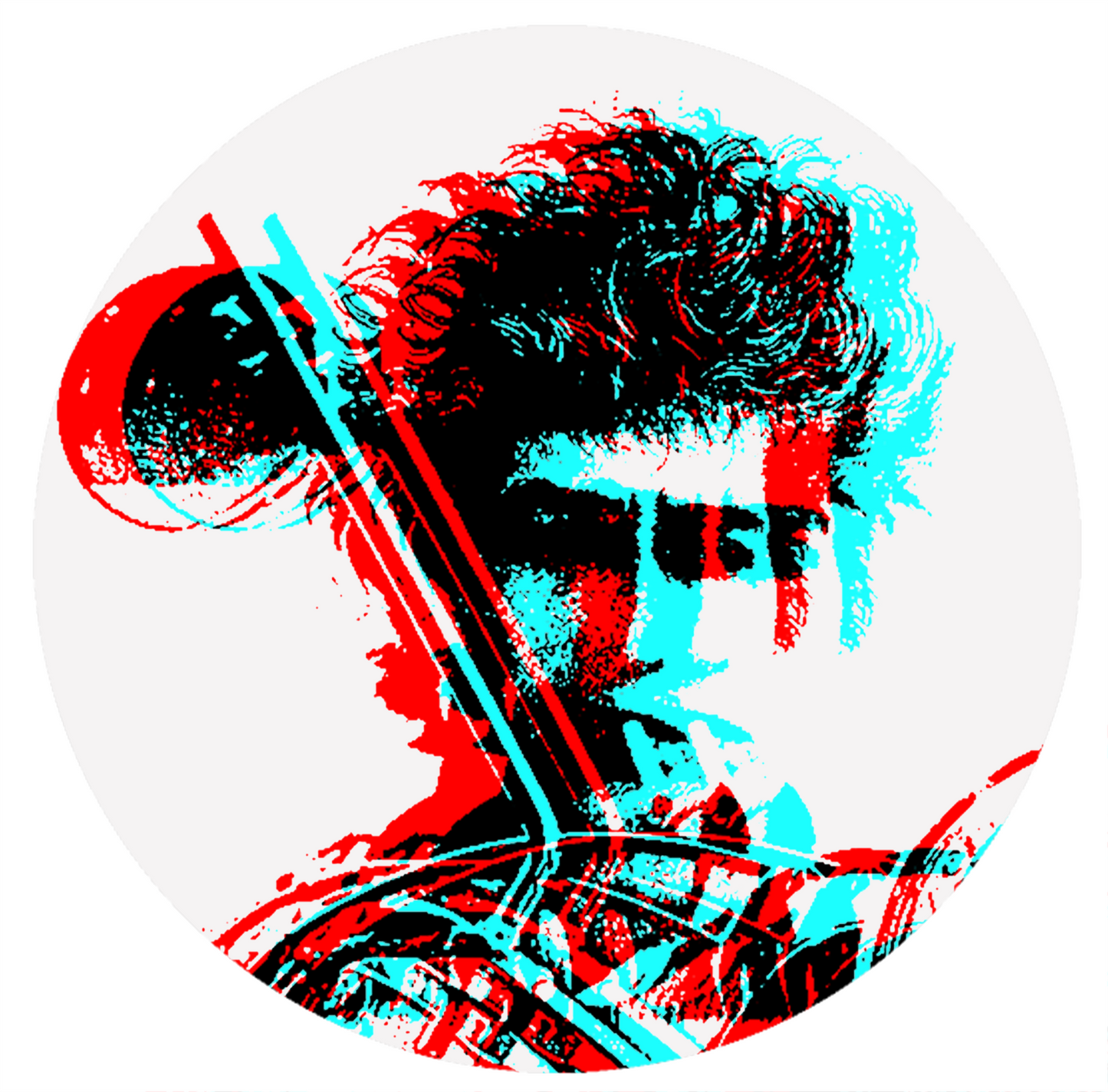 Bob Dylan - Motorbike - Retro Offset