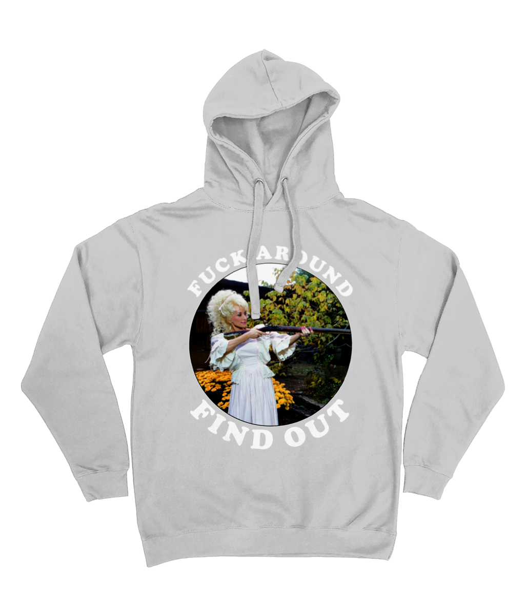 Fuck Around Find Out - White Text - Hoodie