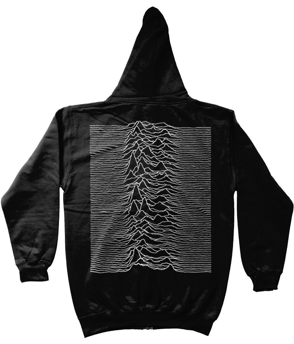 PULSAR - Black Zoodie - Back Print