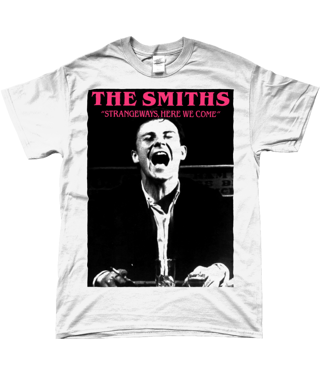 THE SMITHS - STRANGEWAYS, HERE WE COME - 1987 - HARVEY KEITEL VERSION - Black & Pink - Front print