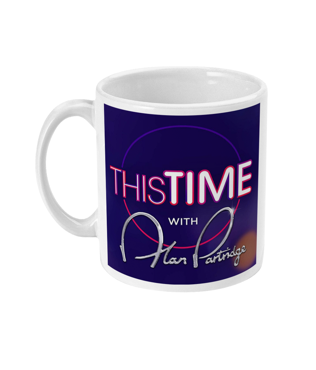 THIS TIME - Alan Partridge - Signature - Mug