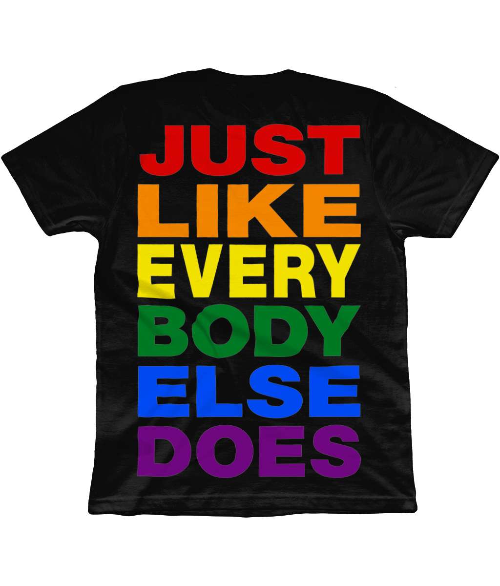 I Am Human And I Need To Be Loved Just Like Everybody Else Does - Back Print