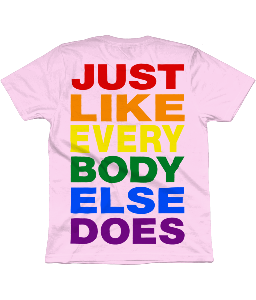 I Am Human And I Need To Be Loved Just Like Everybody Else Does - Back Print
