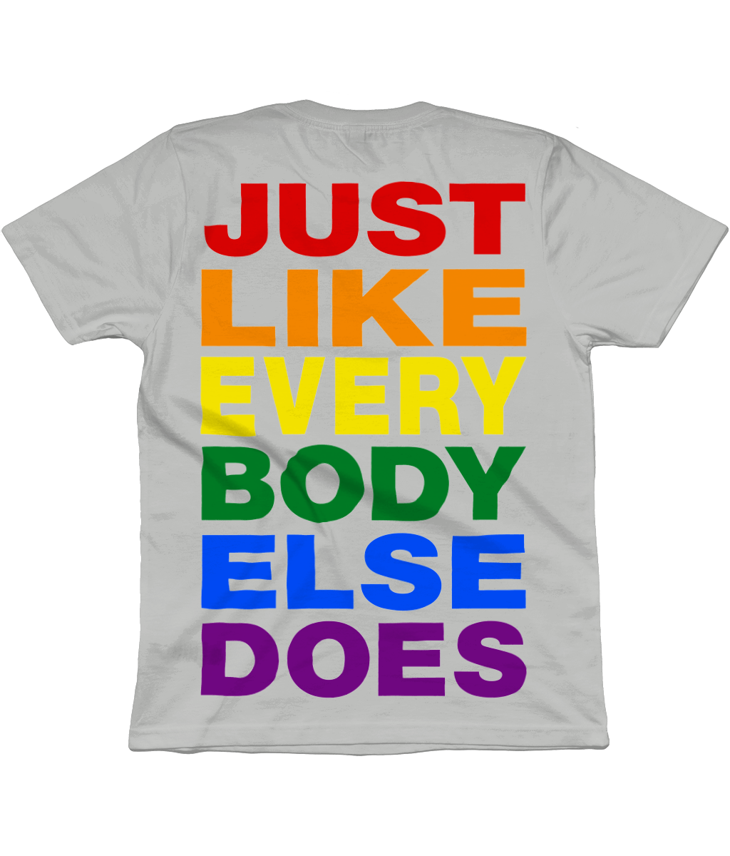 I Am Human And I Need To Be Loved Just Like Everybody Else Does - Back Print