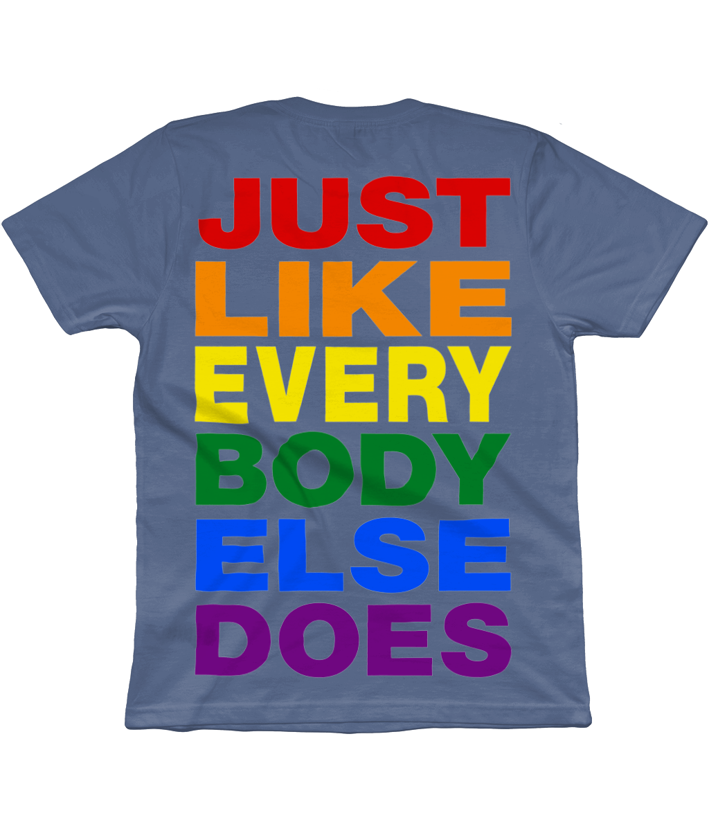 I Am Human And I Need To Be Loved Just Like Everybody Else Does - Back Print