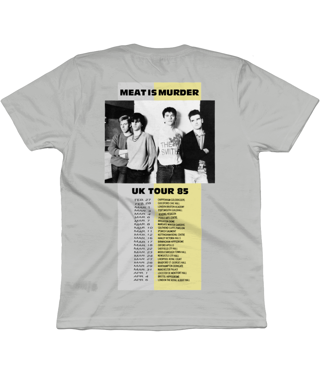 THE SMITHS - MEAT IS MURDER TOUR 1985 - Pale yellow