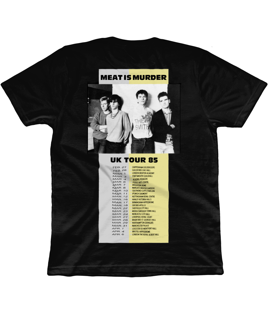 THE SMITHS - MEAT IS MURDER TOUR 1985 - Pale yellow