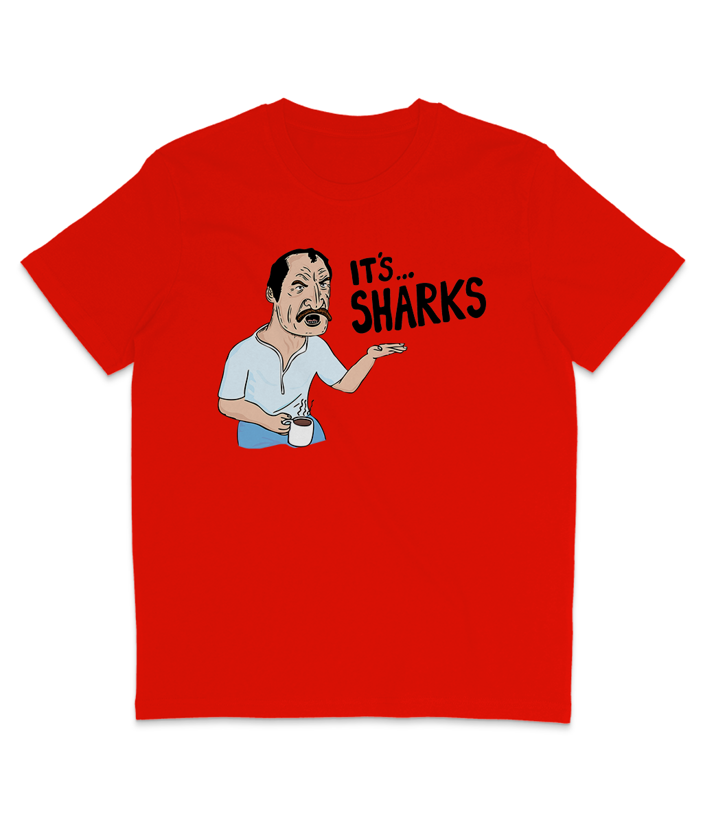 Paul Sykes - IT'S...SHARKS - Cartoon