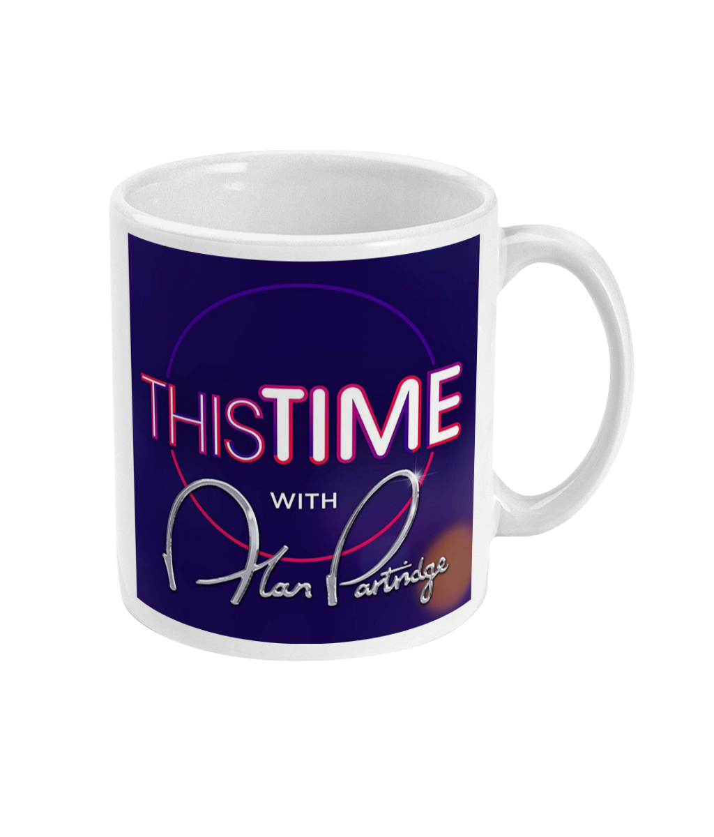 THIS TIME - Alan Partridge - Signature - Mug