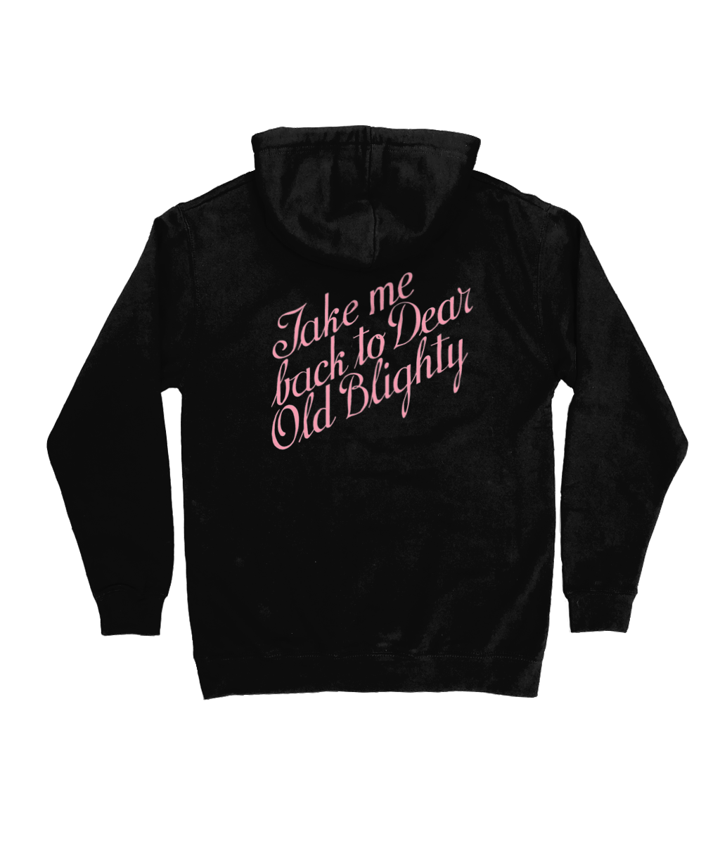 THE SMITHS -The Queen Is Dead - Take me back to Dear Old Blighty - Back Print - Black Hoodie