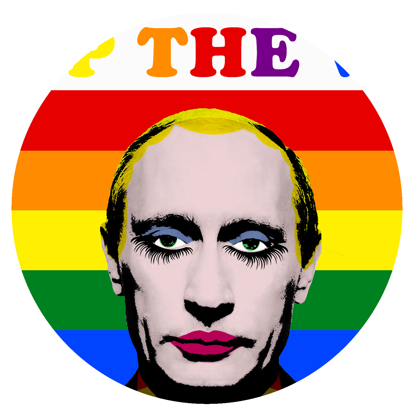 Putin - STOP THE WAR - Flag