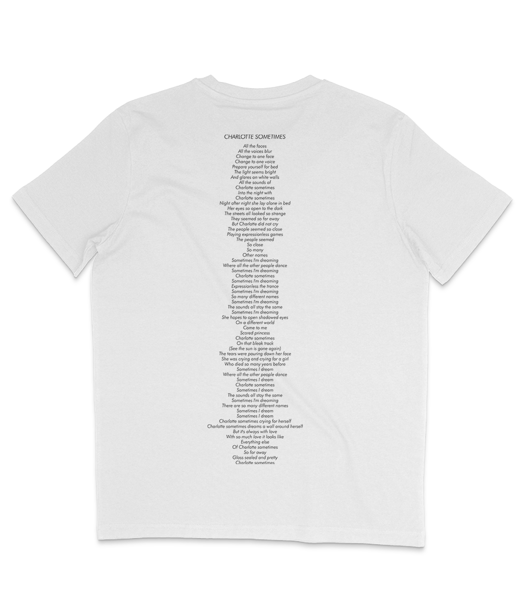The Cure - Charlotte Sometimes - 1981 - Lyric Back Print