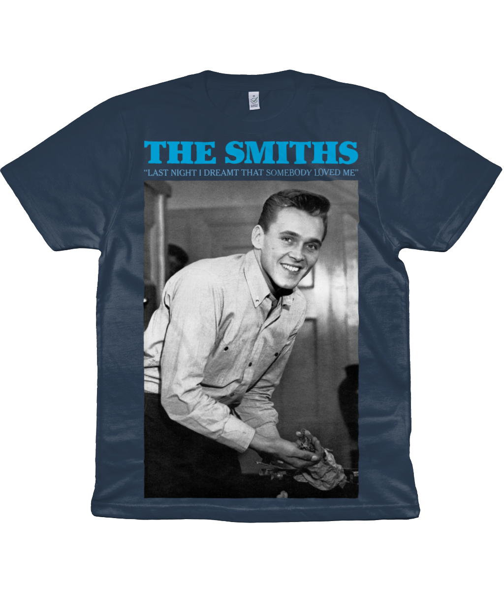 THE SMITHS - LAST NIGHT I DREAMT THAT SOMEBODY LOVED ME - 1987 - Blue Text