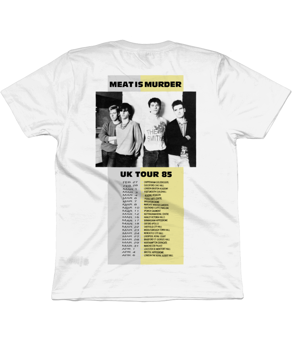 THE SMITHS - MEAT IS MURDER TOUR 1985 - Pale yellow