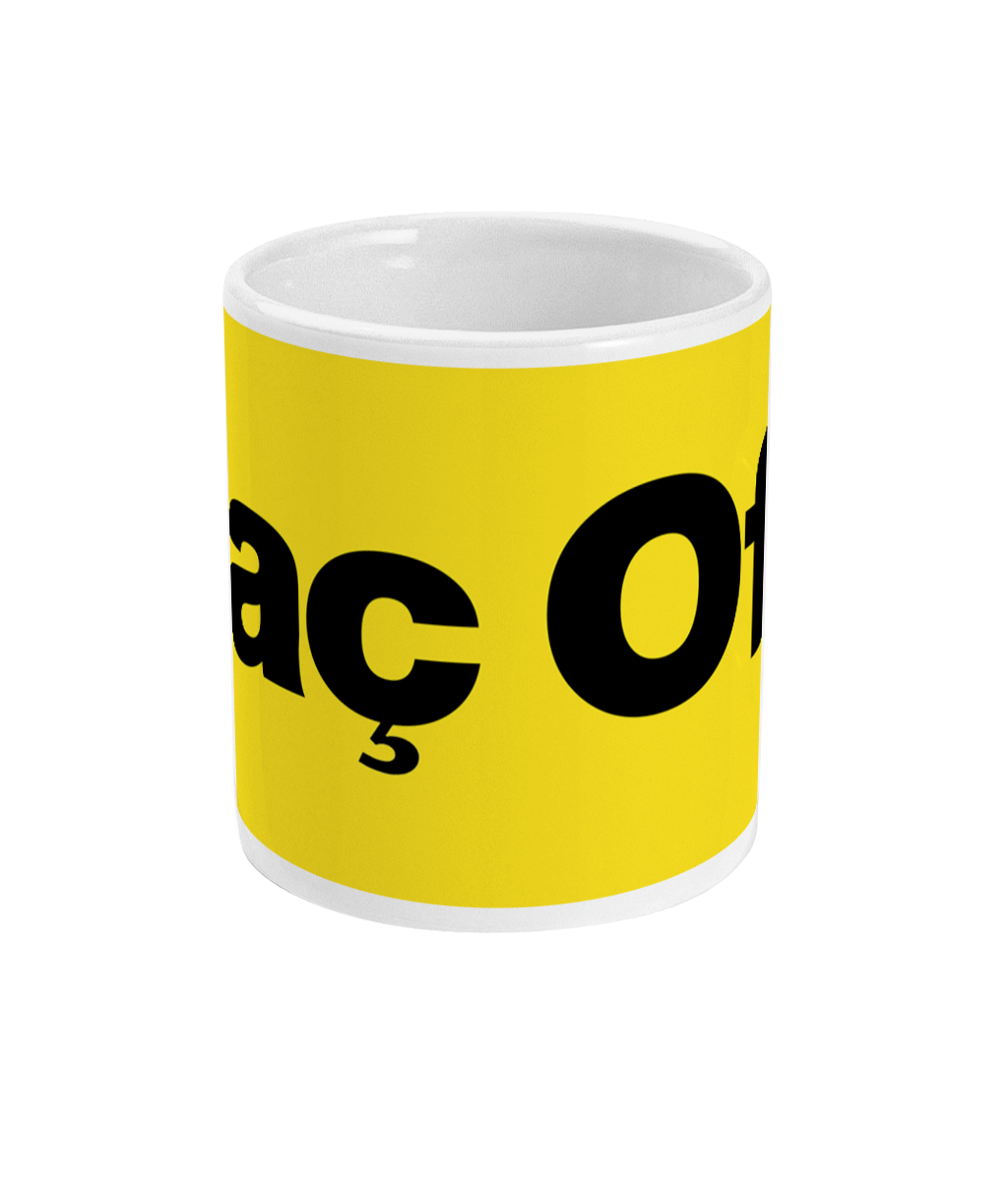 Faç Off - Yellow & Black - MUG
