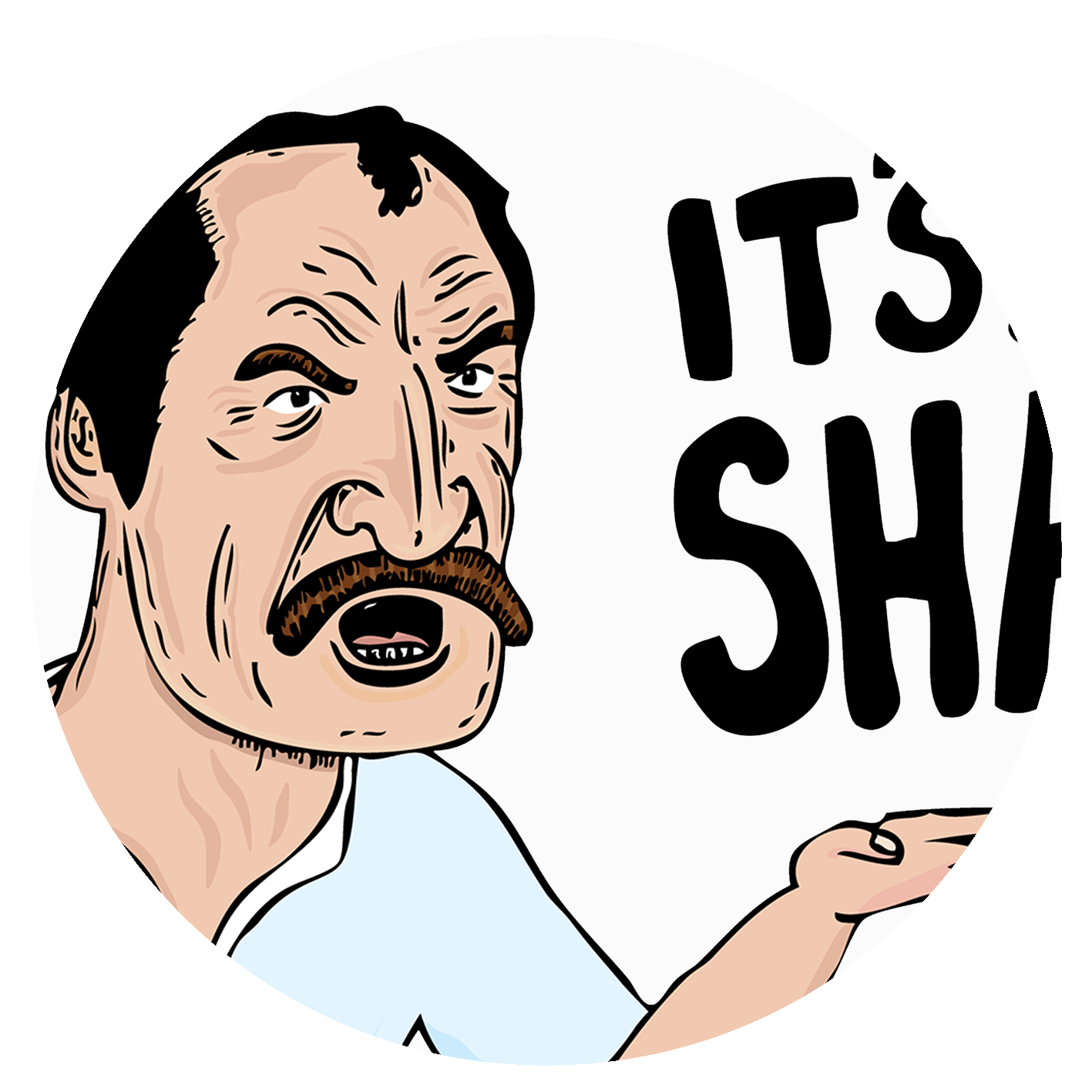 Paul Sykes - IT'S...SHARKS - Cartoon