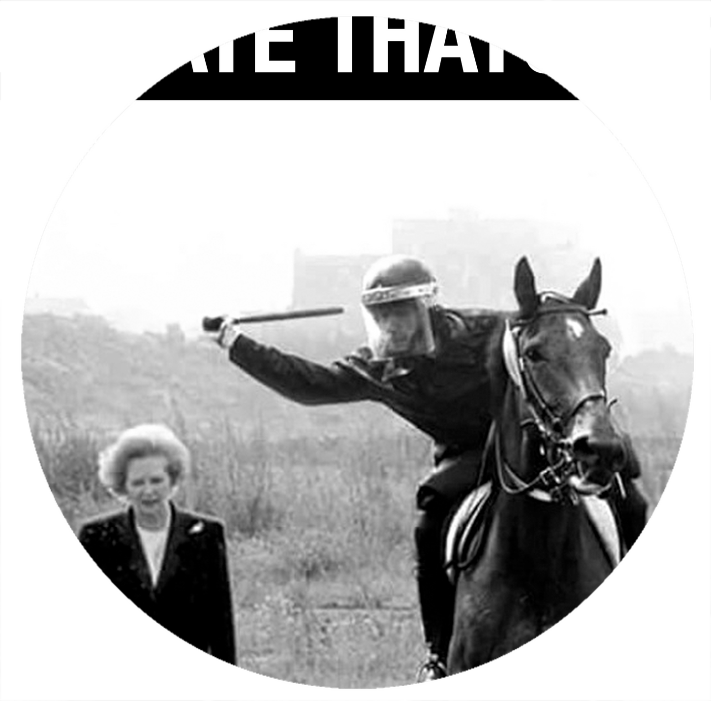 STILL HATE THATCHER - Large Headline Text - Hoodie
