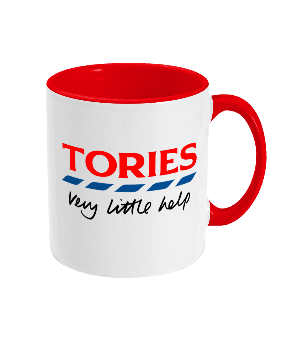 TORIES - Very little help - Two Tone Red - Mug