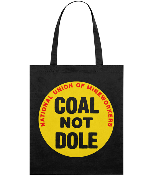 COAL NOT DOLE - Vintage Sticker - Tote Bag
