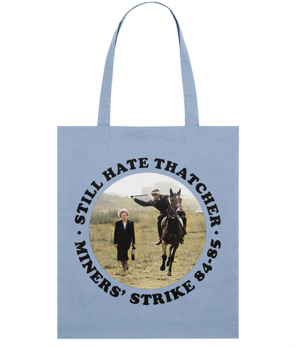 Still Hate Thatcher - Roundel - Black Text - Tote Bag