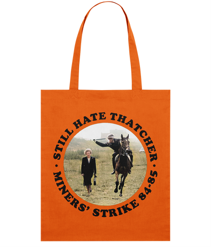 Still Hate Thatcher - Roundel - Black Text - Tote Bag