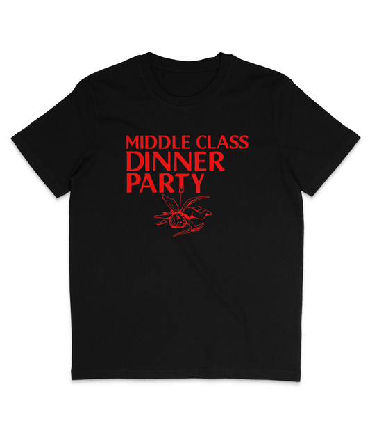 Middle Class Dinner Party - Red Text