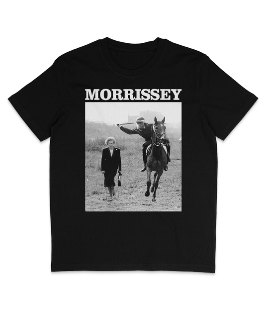 Morrissey - Tour 2018 - Thatcher Backdrop - White Text