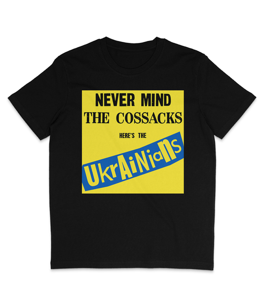 Never Mind The Cossacks - Square - Black