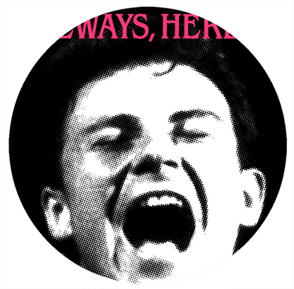 The Smiths - Strangeways, Here We Come - 1987 - Harvey Keitel - Black & Pink - Front Print