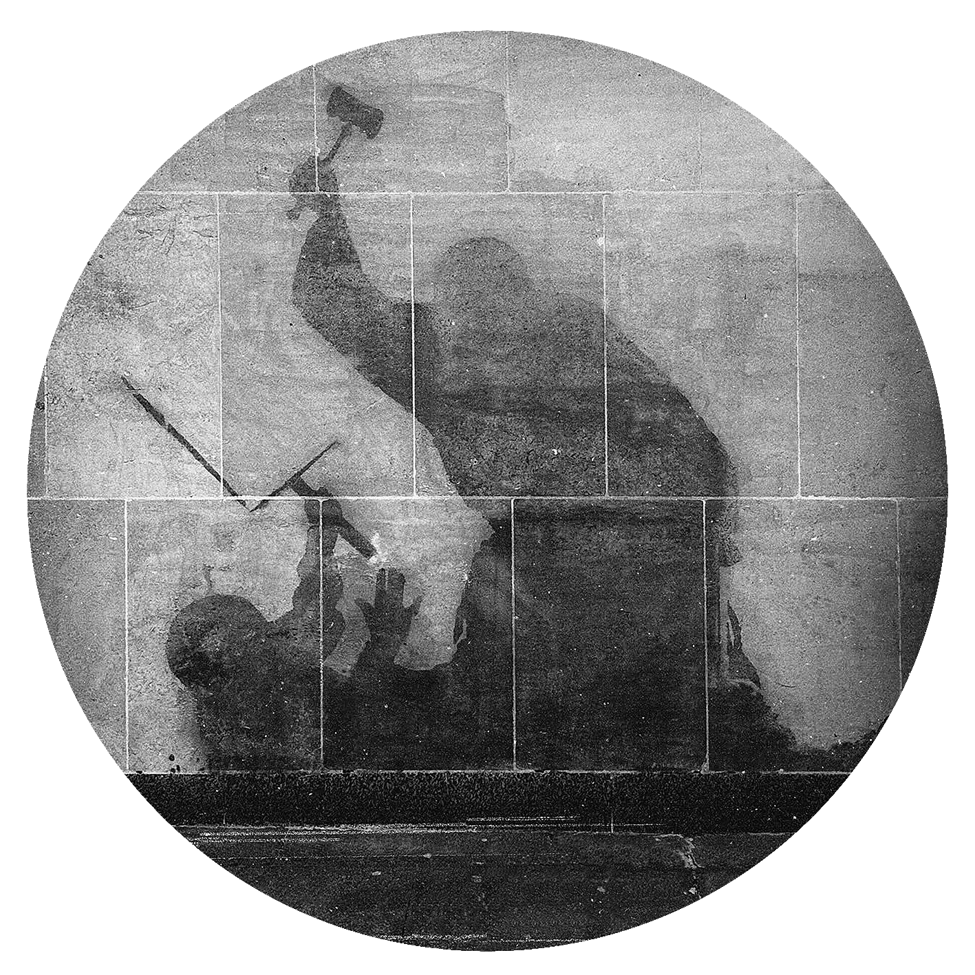 Banksy - Royal Courts Of Justice - Scrubbed