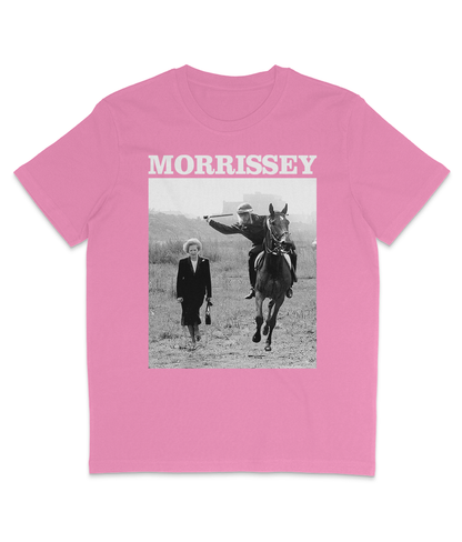 Morrissey - Tour 2018 - Thatcher Backdrop - White Text
