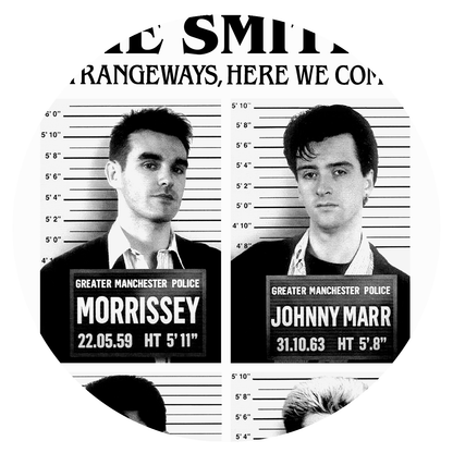 The Smiths - "Strangeways, Here We Come” - Mug Shots - Black & White