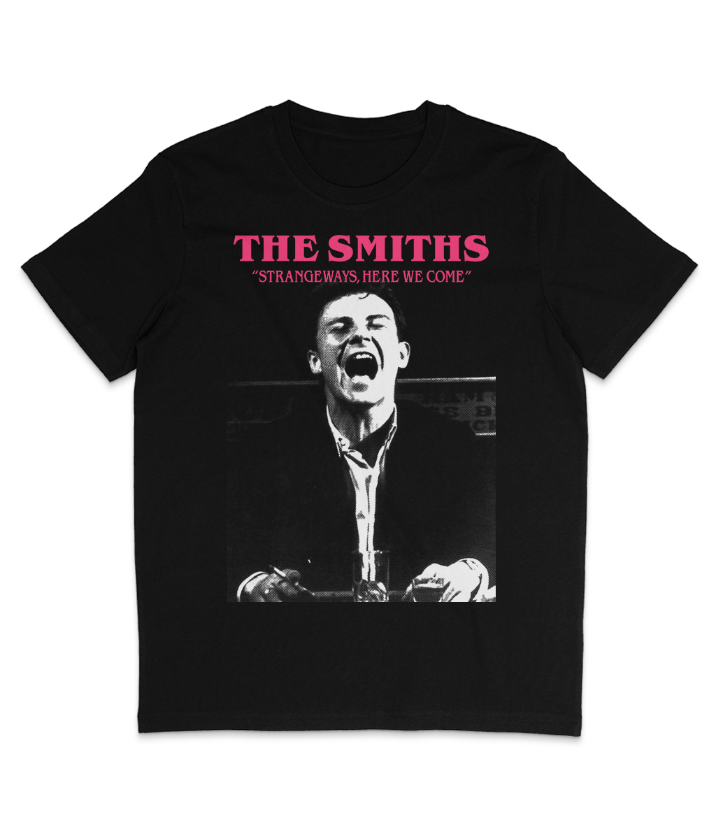 The Smiths - Strangeways, Here We Come - 1987 - Harvey Keitel - Black & Pink - Front Print